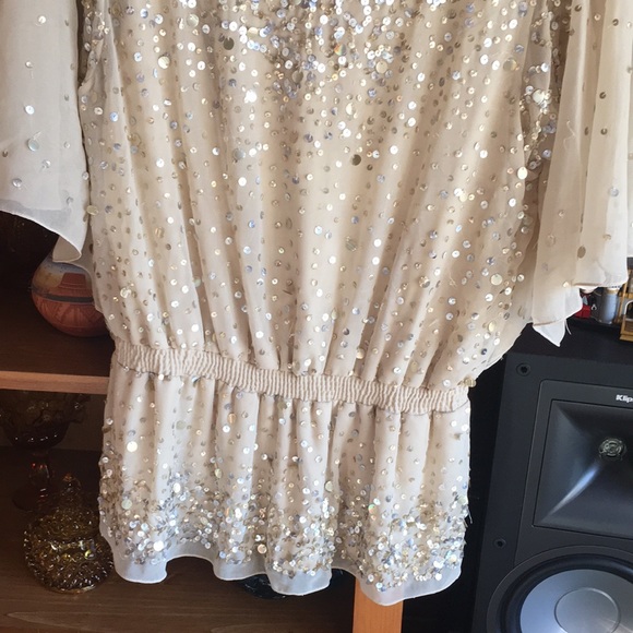 Saks sequins top - Picture 2 of 3